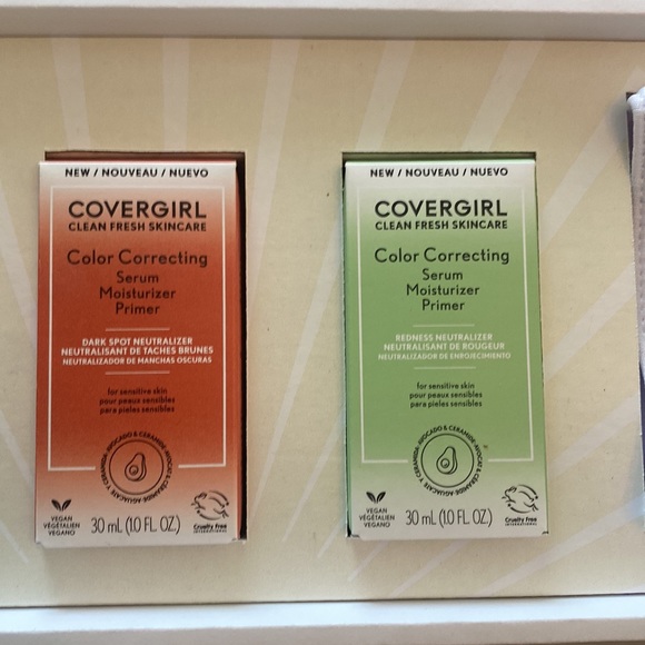 Beautiful package line of Covergirl Color Correcting Serum Moisturizer Primer - Picture 3 of 4
